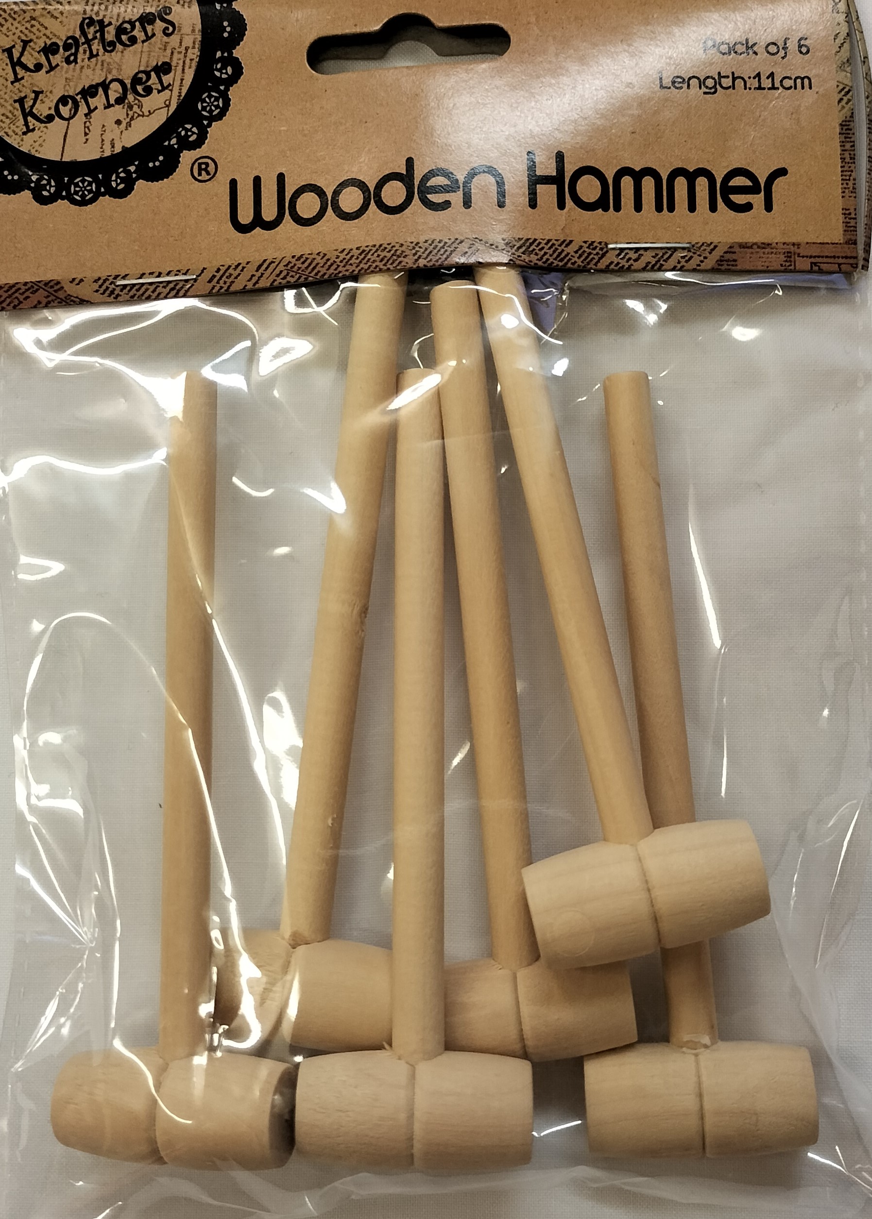 Wooden Hammer Pk 6 Mini KK